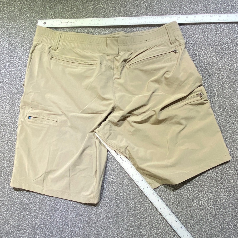 Kuhl Navigatr Shorts Mens 38 Khaki Tan Stretch Hiking Travel Outdoor Cargo Gorp - Picture 7 of 12